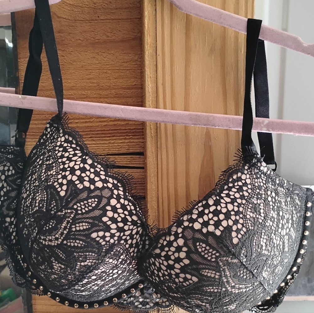 Victoria Secret legant Black Lace Bra